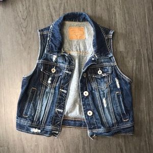 Sleeveless Denim Jacket
